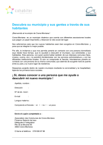 Descubra su municipio y sus gentes a trav&eacute;s de sus habitantes