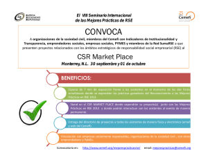 Invitaci&oacute;n CSR Market Place 2013 MP