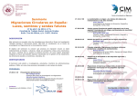 Migraciones Circulares en España: Luces, sombras y sendas futuras