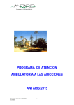 programa de atencion ambulatoria a las adicciones antaris 2015
