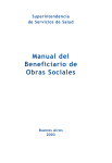 Manual del Beneficiario de Obras Sociales