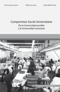 Compromiso Social Universitario - IUPFA . Instituto Universitario de