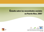 Estudio de las Necesidades Sociales en Puerto Rico, 2007