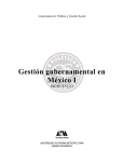 Gestión gubernamental en México I - División de Ciencias Sociales