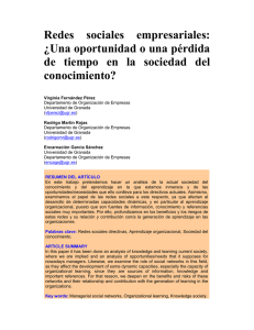 Redes sociales empresariales: ¿Una oportunidad o una pérdida de