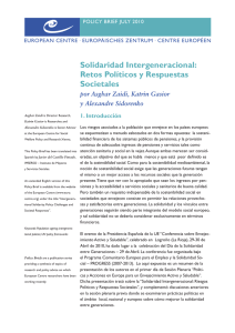 Solidaridad Intergeneracional - European Centre for Social Welfare