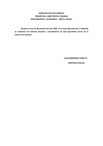 MUNICIPALIDAD DE DO&Ntilde;IHUE REGI&Oacute;N DEL LIBERTADOR O