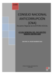 CONSEJO NACIONAL ANTICORRUPCIÓN (CNA)