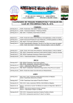 Calendario tiradas federativas y sociales 2013