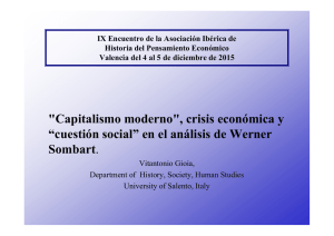 "Capitalismo moderno" crisis económica y