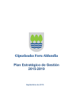 Plan Estratégico de Gestión 2015-2019