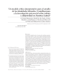 Un modelo crítico-interpretativo para el estudio