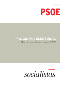 programa electoral - Logo PSOE Leganés