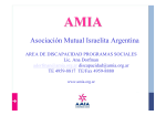 AMIA-Orientación para la capacitación e insercion laboral de