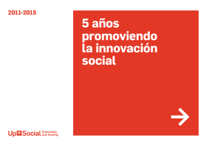 5 años promoviendo la innovación social