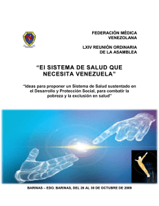 El SISTEMA DE SALUD QUE NECESITA VENEZUELA - PIEL