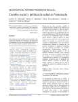 Cambio social y política de salud en Venezuela