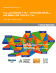 voluntariado y participación social: delimitación conceptual