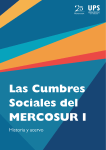 "Las Cumbres Sociales del MERCOSUR. Historia y Acervo".