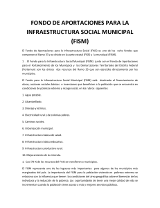 fondo de aportaciones para la infraestructura social municipal (fism)