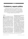 Ciudadania y espacio publico