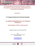 Convocatoria 5 Congreso Nacional de Ciencias Sociales