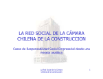la red social de la cámara chilena de la construccion