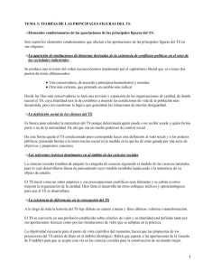 TEMA 3: TEORÍAS DE LAS PRINCIPALES FIGURAS DEL TS