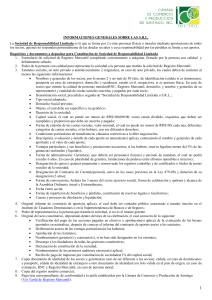 SOCIEDAD DE RESPONSABILIDAD LIMITADA (S