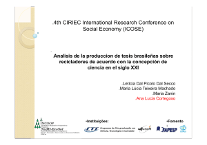 u4th CIRIEC International Research Conference on Social Economy