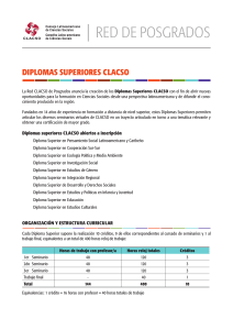 Diplomas superiores ClaCso