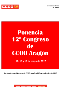 Ponencias - Comisiones Obreras de Aragón