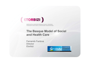 The Basque Model of Social and Health Care