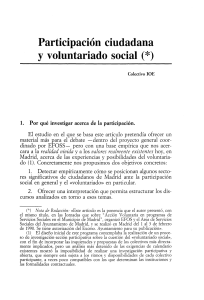 Participación ciudadana y voluntariado social (*)