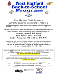 West Hartford Social Services is currently accepting applications to