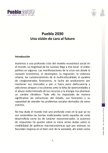 Puebla 2030 - Benemérita Universidad Autónoma de Puebla