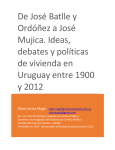 Libro Ideas Debates y Políticas de Vivienda en Uruguay 1900
