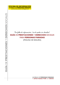 Guia de prestaciones y servicios sociales para personas paradas