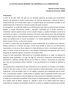 LA POLÍTICA SOCIAL MODERNA - Programa Universitario de