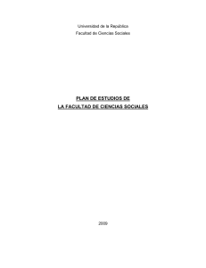 Plan de Estudios 2009