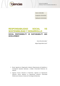 responsabilidad social vs sostenibilidad y desarrollo