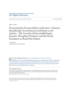 El crecimiento de narcotráfico en Rosario: violencia disciplinada y la