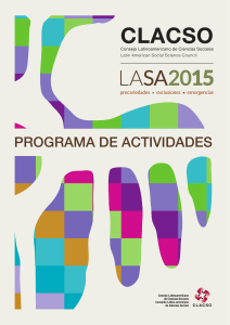 Descargue el Programa de Actividades de CLACSO en LASA