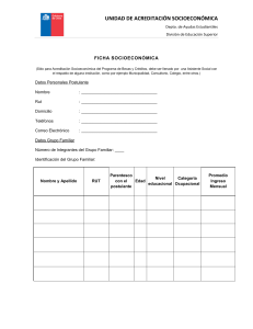 unidad de acreditación socioeconómica