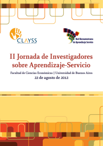 II Jornada de Investigadores sobre Aprendizaje-Servicio