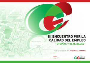 iii encuentro por la calidad del empleo