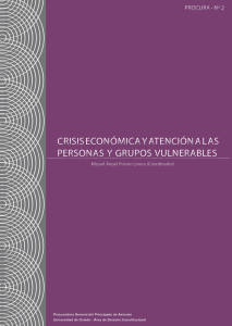 Crisis económica y atención a las personas y grupos vulnerables