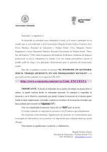 Carta investigación burn out a colegiadas/os. 2013 Tamaño: 57 Kb