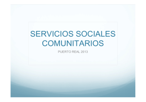 SERVICIOS SOCIALES COMUNITARIOS