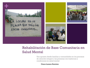 Rehabilitación de Base Comunitaria en Salud Mental - e